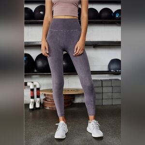 Fp Movement - Good Karma High-Rise Shanti 7/8 Leggings, Blue Spruce, size xs/s